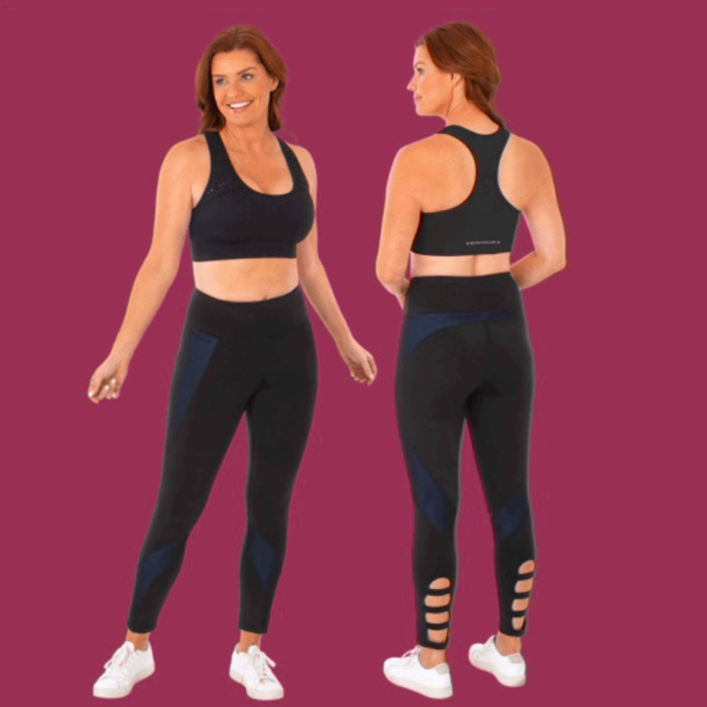 NWT BCBG MAXAZRIA Women's Allegra Yoga Fitness Athletic Leggings